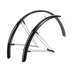 hebie 28 Zoll Fahrrad Schutzblechset 28 Schwarz Glanz 36 mm Schutzblech