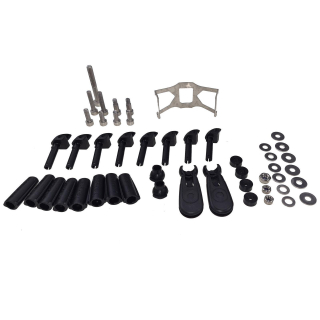hebie 26 Zoll Fahrrad Schutzblechset 26 Schwarz Glanz 53 mm Schutzblech