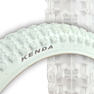 Kenda K-51 Fahrradreifen BMX Fahrradmantel Weiß 58-406 ( 20 x 2.25 )