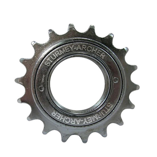 Sturmey Archer Freilaufkranz verchromt für 1/2 x 3/32" Ketten - 1-fach 17 Zähne