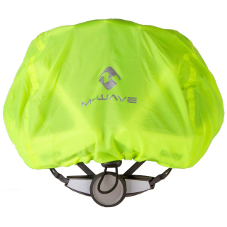 M-WAVE Helmberzug Regenschutz Peter mit Reflexlogo Universal Gre Neongelb