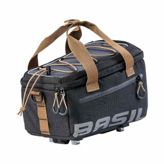 Basil Miles - Gepäckträgertasche MIK - 7 Liter - grau/schwarz