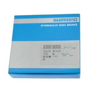 Shimano Set - Hydraulische Scheibenbremse Flat Mount VR 1000 mm - BL-MT201 / BR-UR300