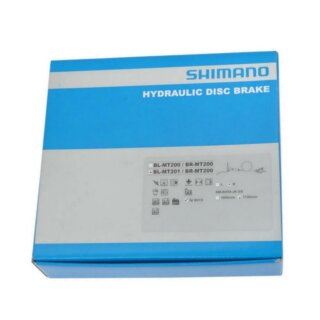 Shimano Set - Hydraulische Scheibenbremse Flat Mount HR 1700 mm - BL-MT201 / BR-UR300 