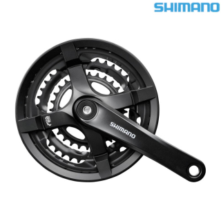 Shimano Kurbelgarnitur Kettenradgarnitur 170 mm schwarz 28/38/48 Zähne