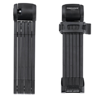 Trelock FS 380 Trigo L  Faltschloss 100 cm schwarz mit Halter X-Move