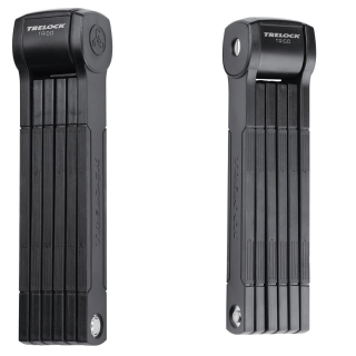 Trelock FS 380 Trigo L  Faltschloss 100 cm schwarz mit Halter X-Move