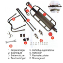 XCIS Fahrrad Alu Gepäckträger schwarz für...