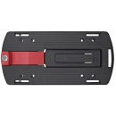 KLICKfix Zubehör Gepäckträger-Adapterplatte Adapter, Schwarz, one size