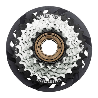 Shimano MF-TZ510 Zahnkranz 7-fach Schwarz/Silber