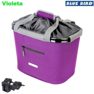Blue Bird Lenkerkorb, 20 Liter,  Violet