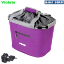 Blue Bird Lenkerkorb, 20 Liter,  Violet