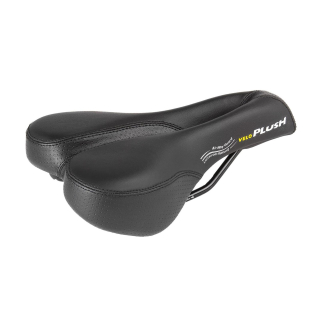 Velo Plush Basic Deep Channel F Touringsattel Schwarz