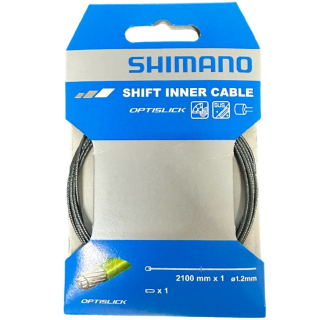 Shimano Bremszug MTB 2100 mm Walzennippel Edelstahl mit Innenzugendkappe