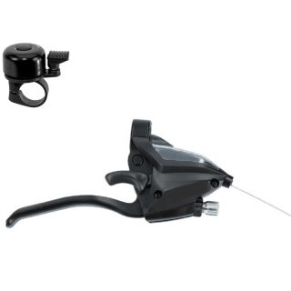 Shimano Schalt-Bremshebel ST-EF500 4 Finger 7-Fach Rechts inkl. Fahrradklingel