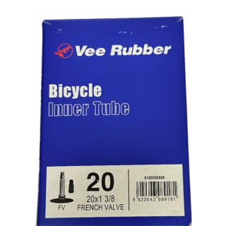 VEE Rubber Fahrradschlauch 20" mit SV Ventil (Französiches Ventil)