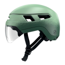 Lazer Fahrradhelm Urbanize NTA Mips + LED Grün Größe M 55-59 cm