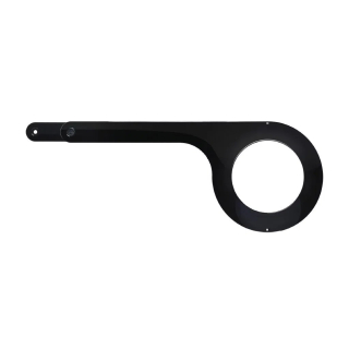 Hebie Fahrrad Kettenschutz 317 Ø 180 mm 350-450 mm 38 Zähne Schwarz-Glänzend