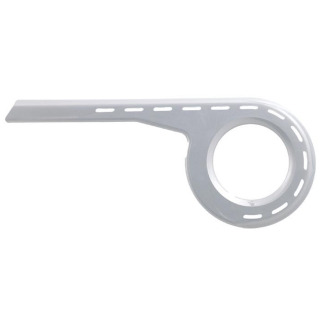 Hebie Fahrrad Kettenschutz 380 E2 Ø 219 mm 44-48 Zähne Silber
