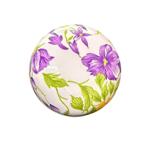 Ding Dong Fahrradklingel Lila Blumen Design Fahrradklingel Ø 60 mm