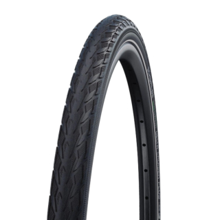 40-635 Schwalbe Delta Cruiser Plus Active PunctureGuard - E-25, Draht, Green Compound - Schwarz + Reflex