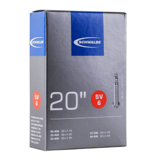 Schwalbe Fahrradschlauch SV6 20" (28/40-406)