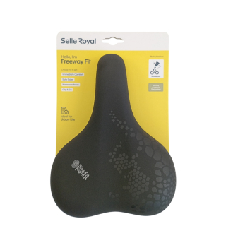 Selle Royal Freeway FIT Moderate Sattel Unisex Fahrradsattel Schwarz