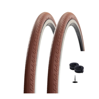 Kenda 28" Kontender K-196 Rennradreifen in Braun 26-622 (28 x 1.10)