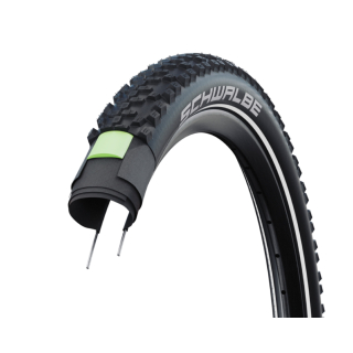 Schwalbe Fahrradreifen SMART SAM Plus Performance DD GreenGuard ADDIX E-50 Schwarz-Reflex 54-622 (29 x 2.10)