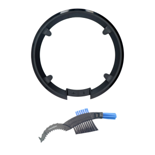 Shimano Kettenschutzring für FC-MT100 – 40 Zähne (40T), Schwarz, Kunststoff – OHNE Schrauben