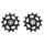 Shimano Deore XT Schaltrollensatz 12-fach für RD-M8100-SGS / RD-M8150-SGS Schwarz