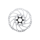 Shimano 140mm Fahrrad Bremsscheibe SM-RT64 in Silber/Schwarz